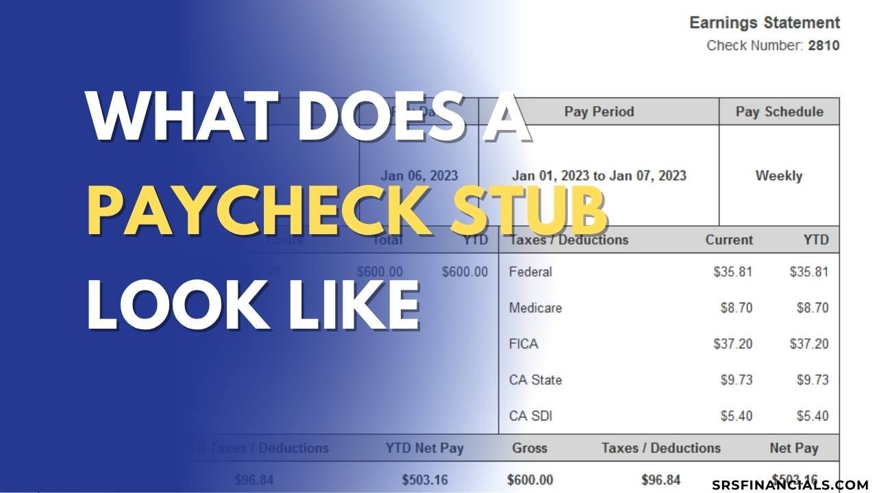 What Does a Pay Stub Look Like?