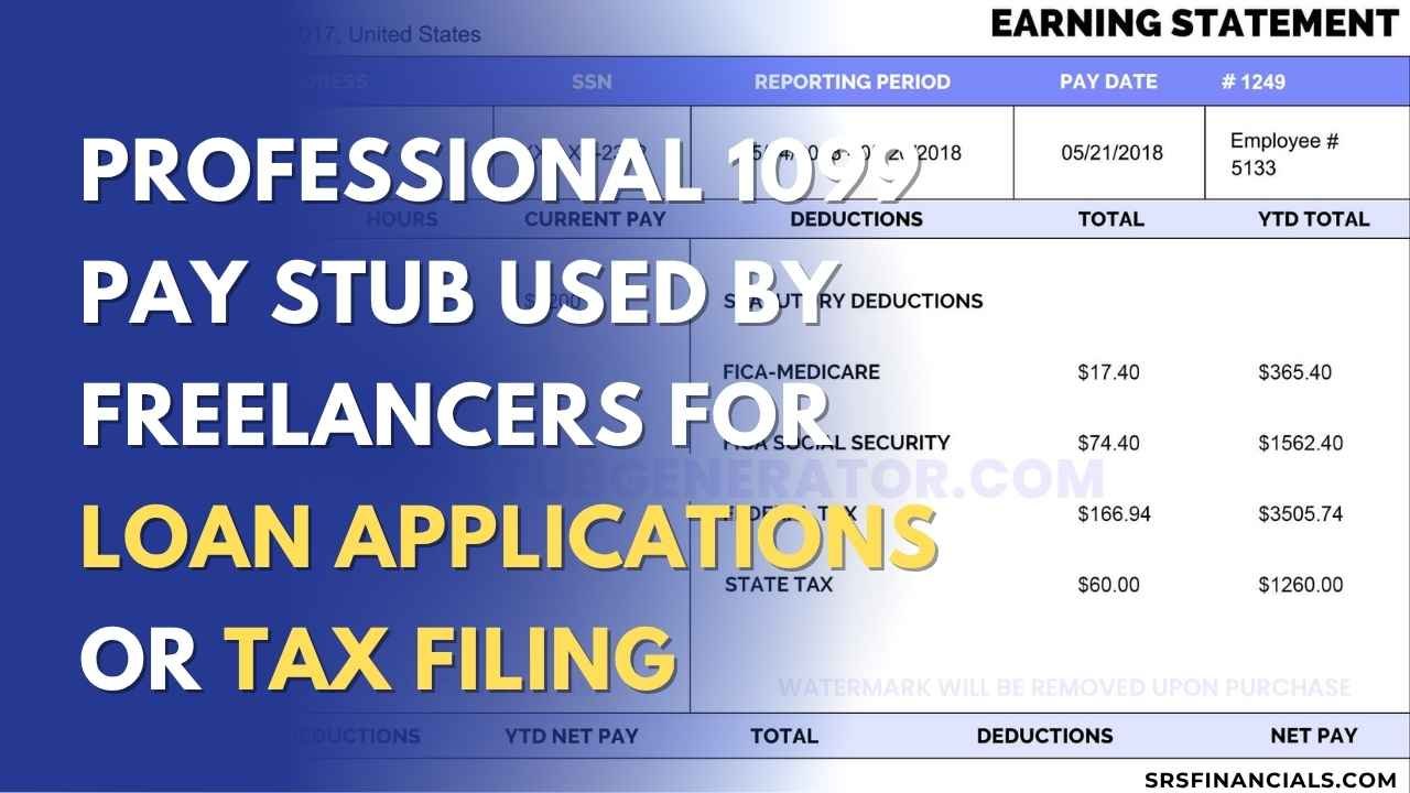 Independent Contractor Pay Stub: Create Pay Stubs for 1099 Independent
