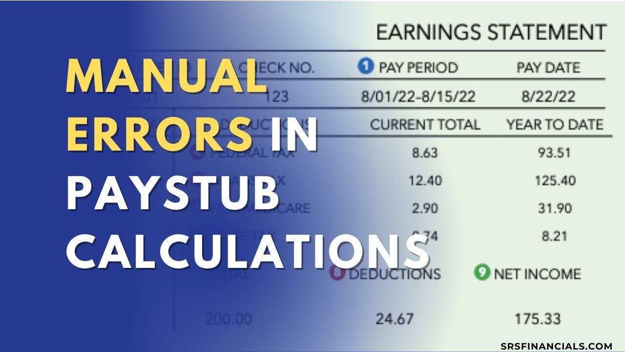 Generate Payroll Check Stubs Online Instantly with SRS Financials’ Pay Stub Generator