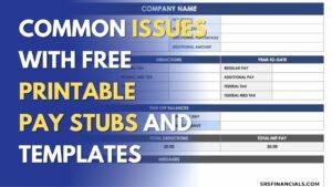 Free Printable Pay Stubs: Pay Stub Templates and Paystub Generator Options