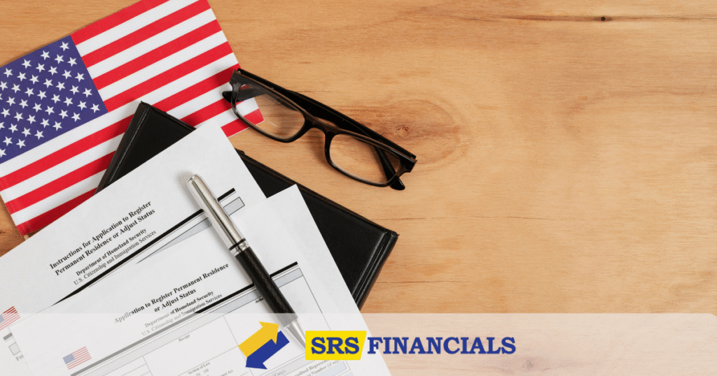 SRS Financials logo representing a company offering diverse financial services for individuals and businesses.