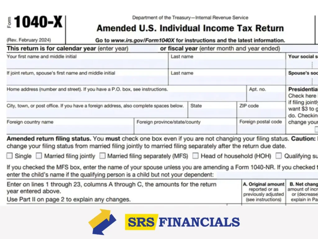 1040-X Amended Return Guide