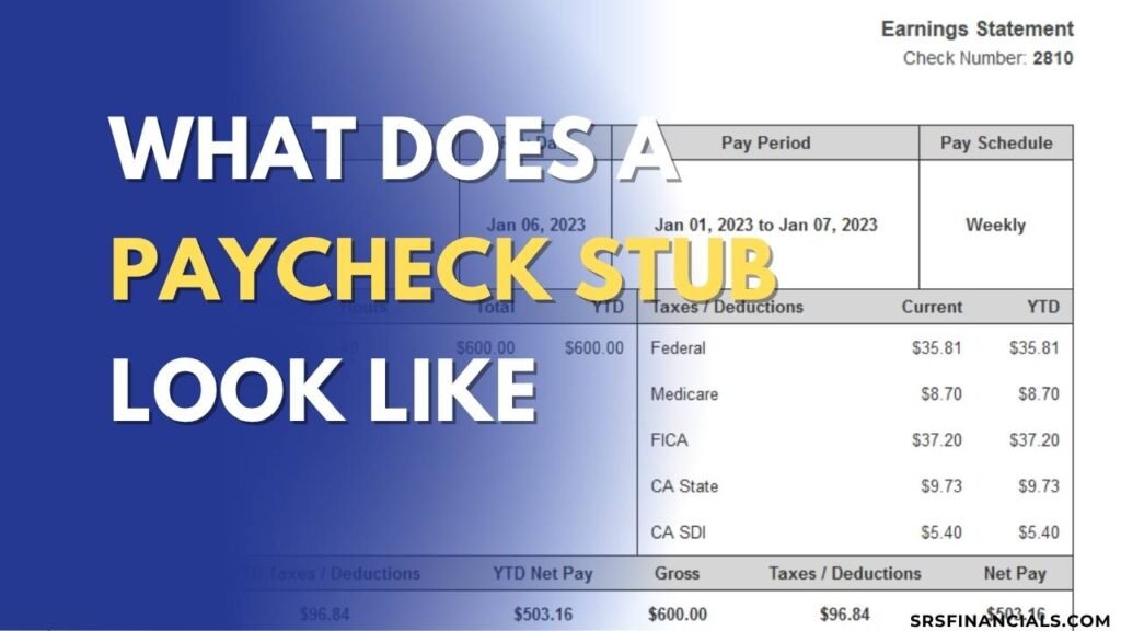 What Does A Pay Stub Look Like?