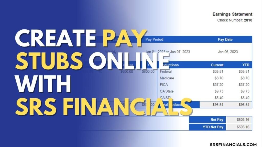 Pay Stub Essentials: Using A Paystub Generator For Online Pay Stub And Paper Pay Stub Creation